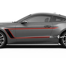 Par Puertas Rayas para Ford Mustang Shelby GT500 GT350 Mach 1 Mach 1 2 Colores
 2