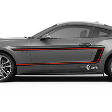 Juego de franjas para guardabarros de puerta para Musclecar Musclecarmodel Shelby GT500 GT350 Mach 1 14840 2