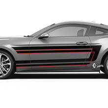 Puertas Guardabarros Rayas para Ford Mustang Shelby GT500 GT350 GT500 GT350 Mach 1 Mach 1 Logo 2 Colores
 2
