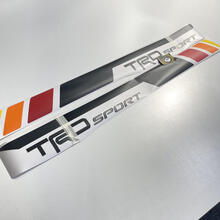 Pegatinas de vinilo TRD Vintage Sport Side para Tacoma 2013-2024 o Tundra 2016-2024
 2