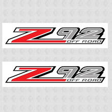 Adhesivo de vinilo Z92 OFF ROAD para Chevy Silverado_2