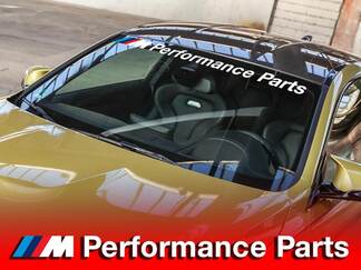BMW M Performance Parts Parabrisas Banner Adhesivo adhesivo para ventana
 1