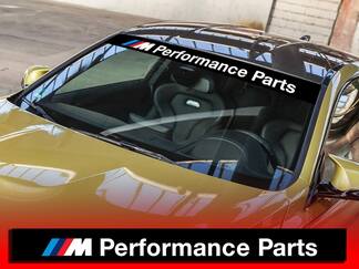 BMW M Performance Parts Pancarta de parabrisas con adhesivo de fondo para ventana
