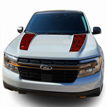 Ford Maverick Tremor Hood Graphics Mapa topográfico Pegatinas de vinilo Calcomanías 2 colores
 2