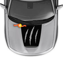 Calcomanía adhesiva para capó con marcas de arañazos y garras de BEAST para Dodge Charger 2015-2024
 4
