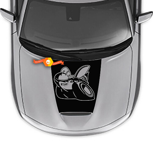 Calcomanía de vinilo estilo Capó Scat Pack para Dodge Charger 2015-2024