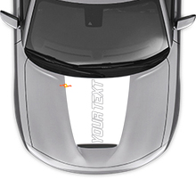 Calcomanía de vinilo personalizada con contorno de texto para capó Dodge Charger 2015-2024_2
