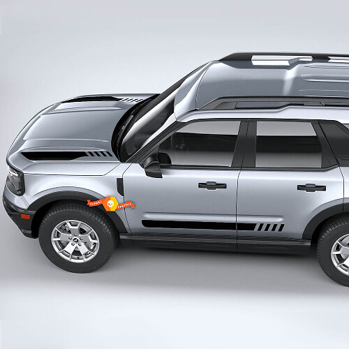 Kit de franjas para capó y laterales 2 para Ford Bronco Sport First Edition