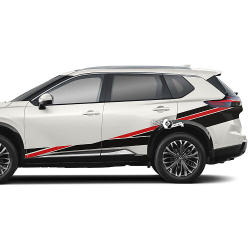 Pegatinas de vinilo decorativas para la puerta lateral y cuartos traseros para Nissan Rogue