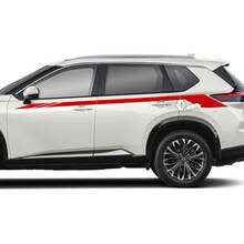 2x Nissan Rogue Side Up Door Stripes Pegatina Calcomanía Vinilo Gráfico
 3
