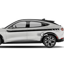 Par Musclecar Musclecarmodel MACH-E MACH E Puertas Línea Rayas Puerta lateral Calcomanías de vinilo
 3