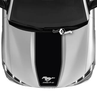 Hood Ford Mustang MACH-E MACH E Logo contorno calcomanía pegatinas de vinilo
