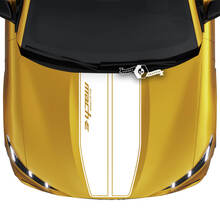 Hood Ford Mustang MACH-E MACH E Pegatinas de vinilo con calcomanía de doble contorno
 2