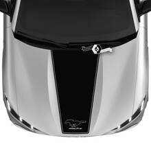 Hood Ford Mustang MACH-E MACH E Logotipo recto Contorno Calcomanía Pegatinas de vinilo
 2