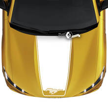 Hood Ford Mustang MACH-E MACH E Logotipo recto Líneas de contorno Calcomanías de vinilo
 3