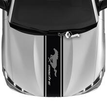 Hood Ford Mustang MACH-E MACH E Stripe Logo Líneas de contorno Calcomanías de vinilo
 3