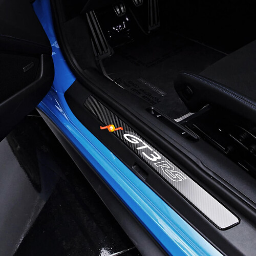 Porsche 911 - 991 GT3 RS GT3RS pegatina de vinilo lateral para protector de umbral de puerta
