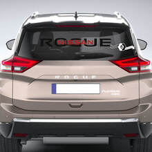 Calcomanía de ventana trasera para Nissan Rogue vinilo adhesivo gráfico 2 colores
 2