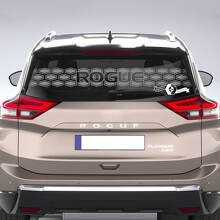 Calcomanía para ventana trasera con el logo de Nissan Rogue Vinilo Adhesivo Gráfico
 2