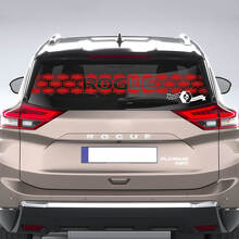 Calcomanía para ventana trasera con el logo de Nissan Rogue Vinilo Adhesivo Gráfico
 3