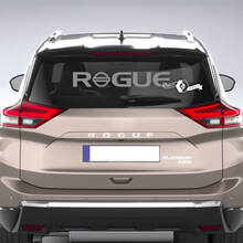 Gráfico adhesivo de vinilo para ventana trasera con logotipo de Nissan Rogue
 2