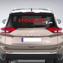 Gráfico adhesivo de vinilo para ventana trasera con logotipo de Nissan Rogue
 3