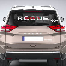 Gráfico de calcomanía de vinilo para ventana con logotipo de Nissan Rogue
 2