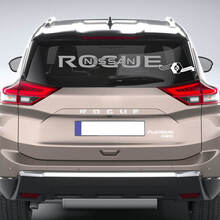 Gráfico de calcomanía de vinilo para ventana con logotipo de Nissan Rogue
 4