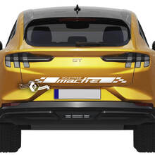 Calcomanía de rayas traseras a cuadros para Ford Mustang MACH-E MACH E Vinilo adhesivo
 4