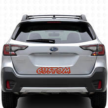 Vinilo adhesivo personalizado estilo forestal para la puerta del maletero de Subaru Outback_4