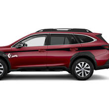 Kit de pegatinas laterales de vinilo Accent para Subaru Outback_2