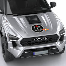 Etiqueta engomada de la calcomanía del logotipo del capó de Toyota Tacoma Trailhunter 2024
 6