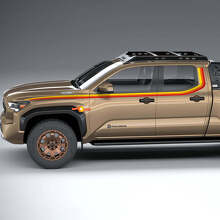 Kit de Calcomanías Vinílicas de Franjas Laterales Vintage para Toyota Tacoma 2024_5