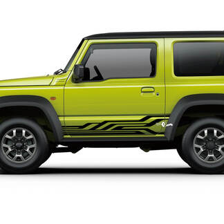 Suzuki JIMNY Geometry Side Stripes Puertas calcomanías gráficas
 1