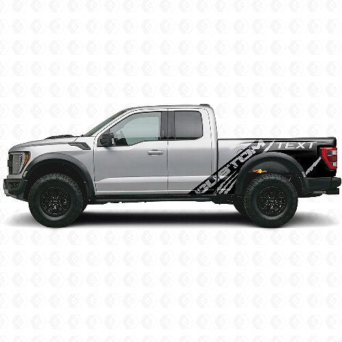 Vinilos Laterales Traseros Estilo Predator para Musclecar SVT 2010-2014
