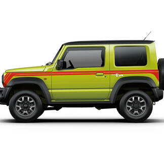 Gráficos adhesivos para puertas Suzuki JIMNY Stripes Doors
 1