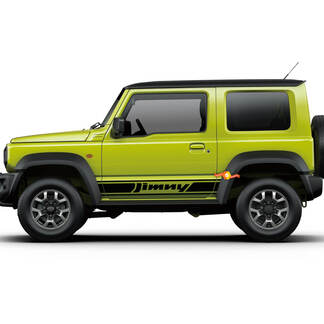 Gráficos adhesivos de calcomanías con rayas laterales del panel basculante de Suzuki JIMNY
