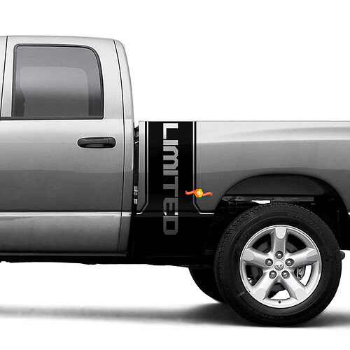 Dodge Ram 1500 Power Wagon Limited Vertical Gráfico Side Sticker Calcomanía raya

