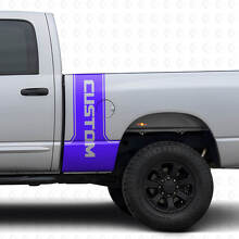 Kit de vinilo adhesivo de franjas laterales traseras CastomLettering para Dodge Ram Power Wagon_2