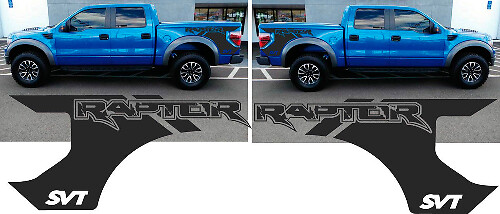 Calcomanías de Vinilo para Guardabarros Trasero Estilo Raptor para Musclecar F-150