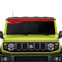 Gráficos de calcomanías Suzuki JIMNY Parabrisas Flame
 2