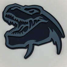 Insignia 3D Insignias de guardabarros Emblema TRX Dinosaurio Dodge
 4