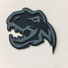 Insignia 3D Insignias de guardabarros Emblema TRX Dinosaurio Dodge 2
 4