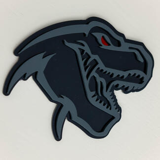 Insignia 3D Insignias de guardabarros Emblema TRX Dinosaurio Dodge Red Eye
