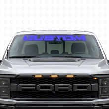 Vinilo adhesivo personalizado con letras para parabrisas de musclecar y camión_2