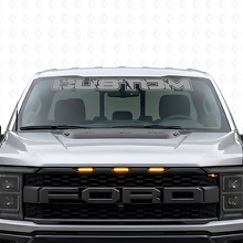 Vinilo adhesivo personalizado con letras para parabrisas de musclecar y camión_4