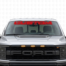Vinilo adhesivo personalizado con letras para parabrisas de musclecar y camión_5