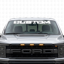Vinilo adhesivo personalizado con letras para parabrisas de musclecar y camión_6