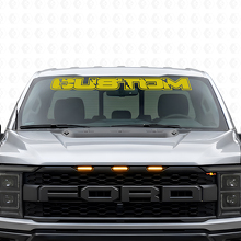 Vinilo adhesivo personalizado con letras para parabrisas de musclecar y camión_7