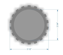 Logotipo de Biohazard de lima, insignia de Metal de aluminio, emblema de engranaje de cabecera de aluminio
 2